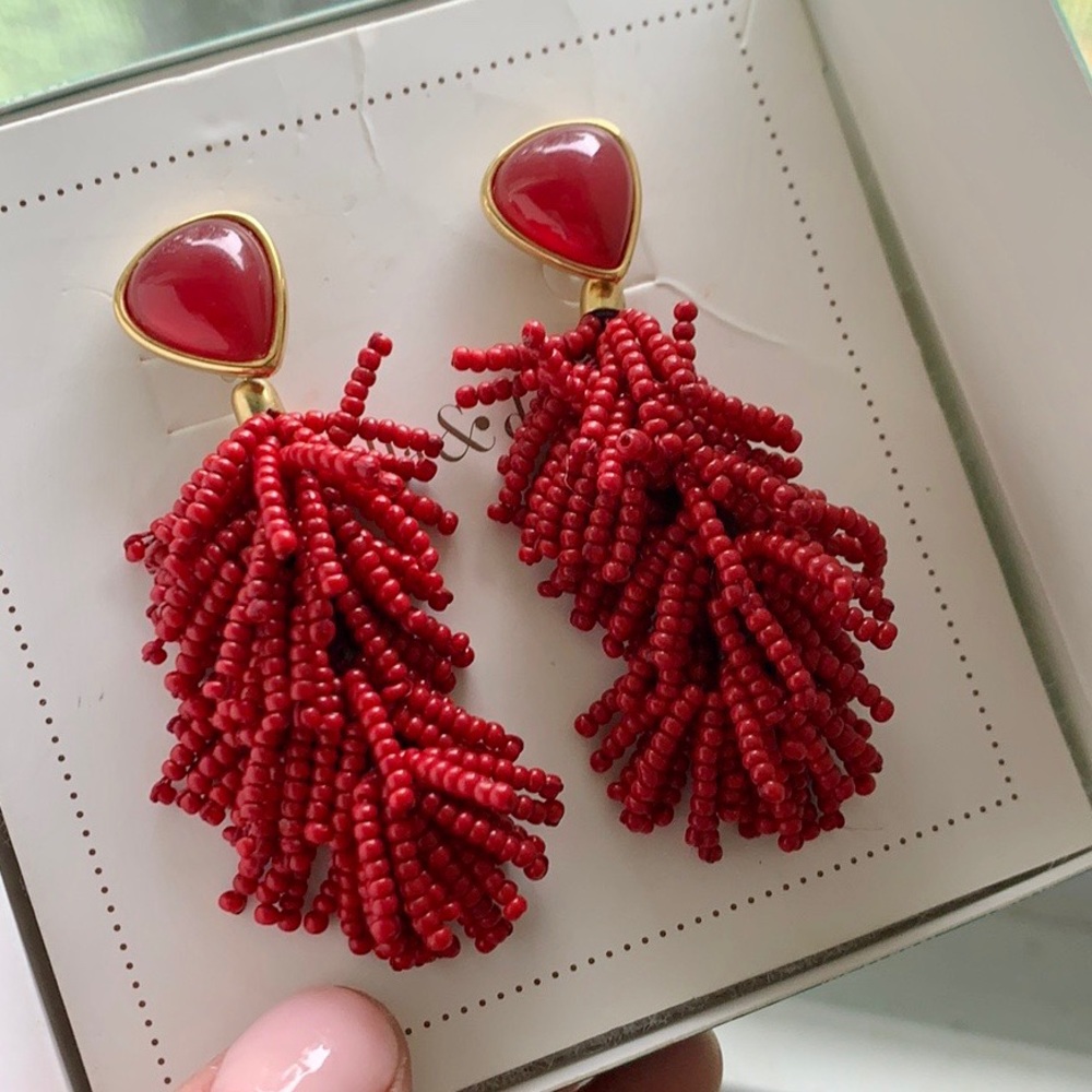 Stella & Dot Riva Tassel Earrings